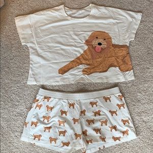 Golden doodle pajamas